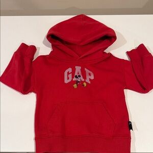 GAP Kids Red Disney Mickey Hoodie